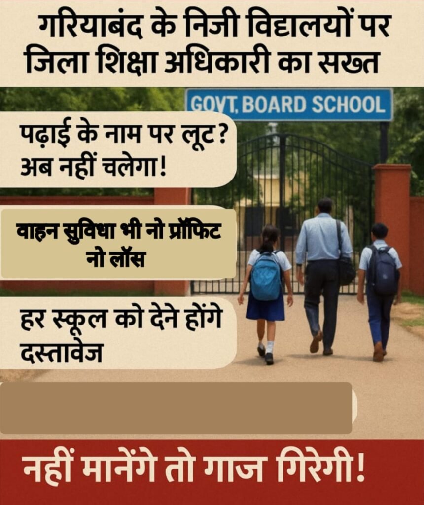 गरियाबंद निजी विद्यालय नियम 2025