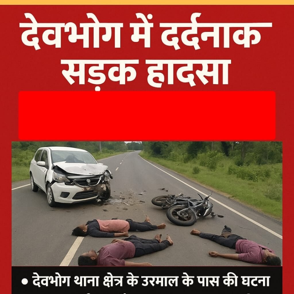 देवभोग में बड़ा सड़क हादसा