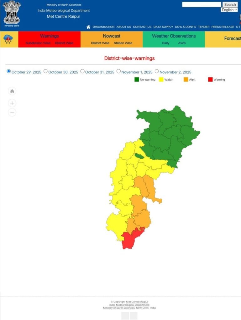 चक्रवात मोंथा का कहर