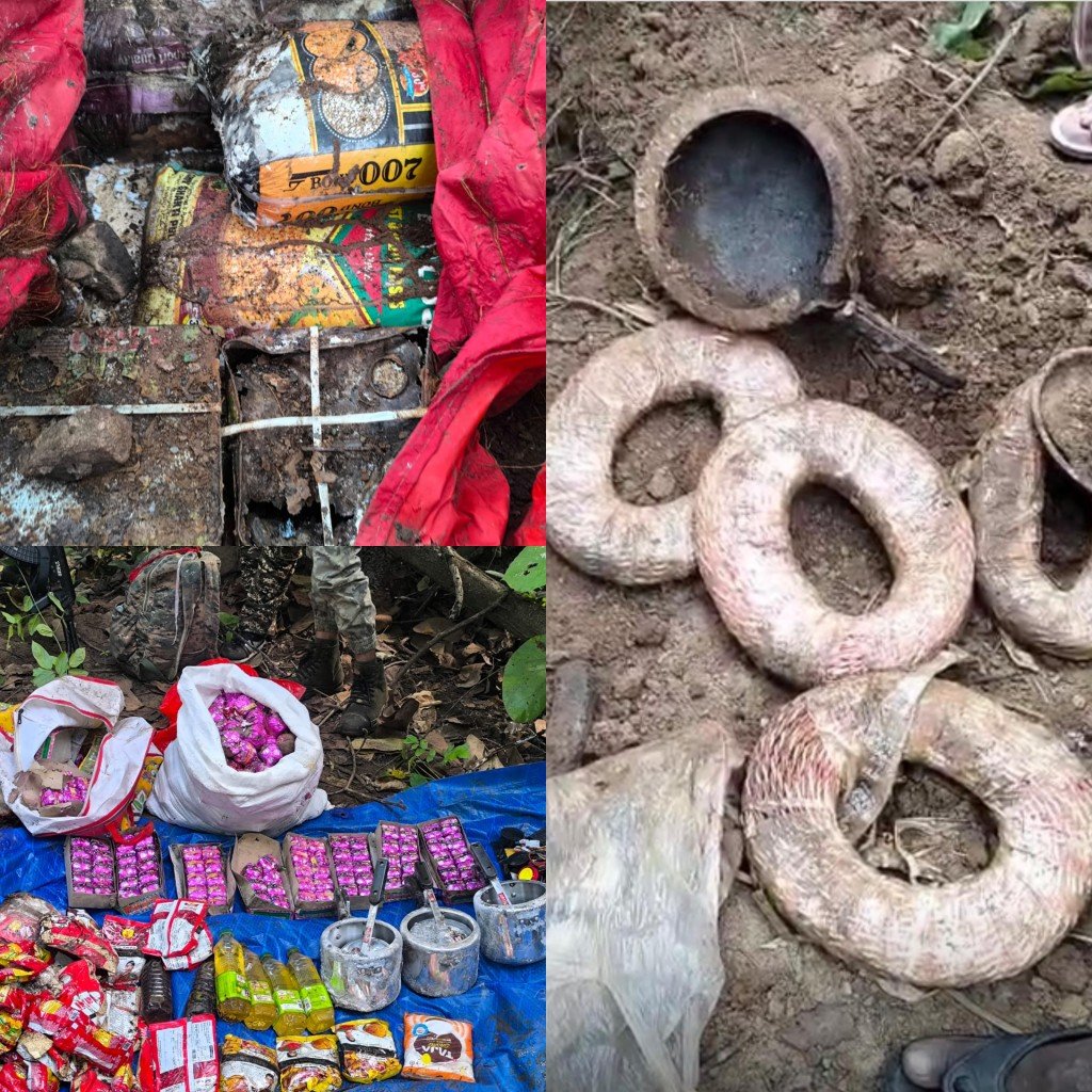 गरियाबंद के जंगल में मौत का जखीरा