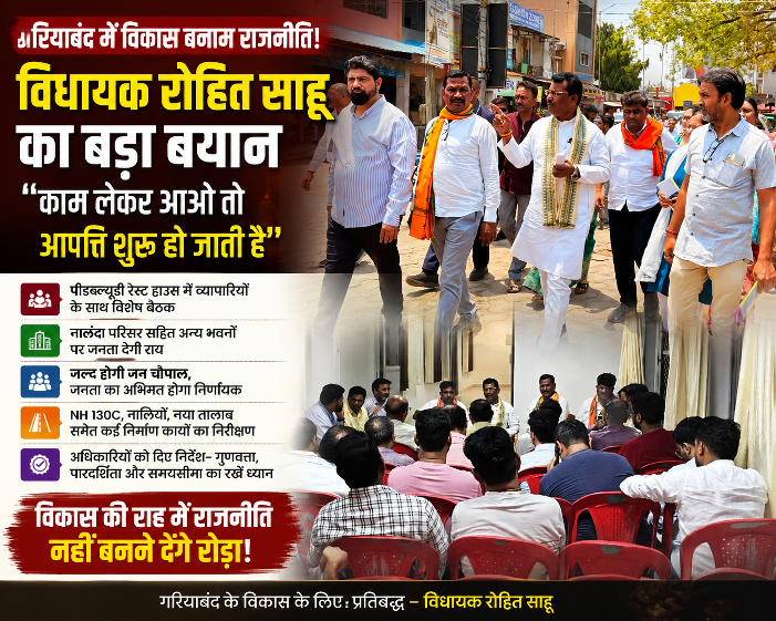 गरियाबंद में विकास बनाम राजनीति