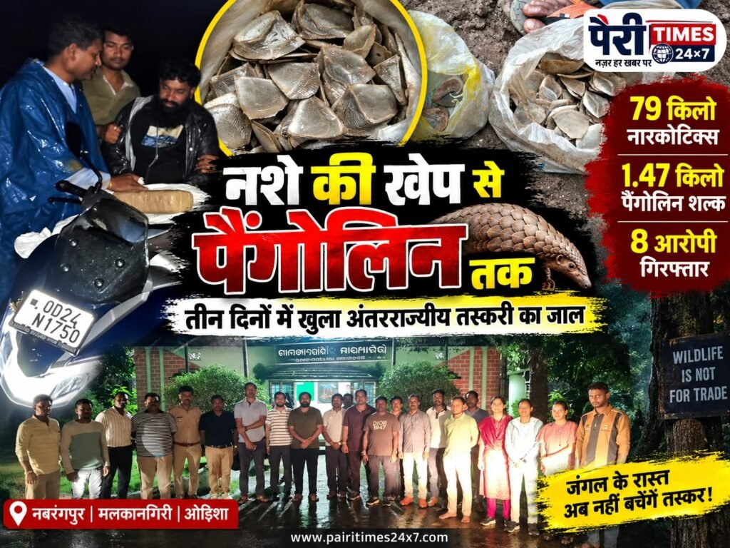 नशे की खेप से पैंगोलिन के शल्क तक